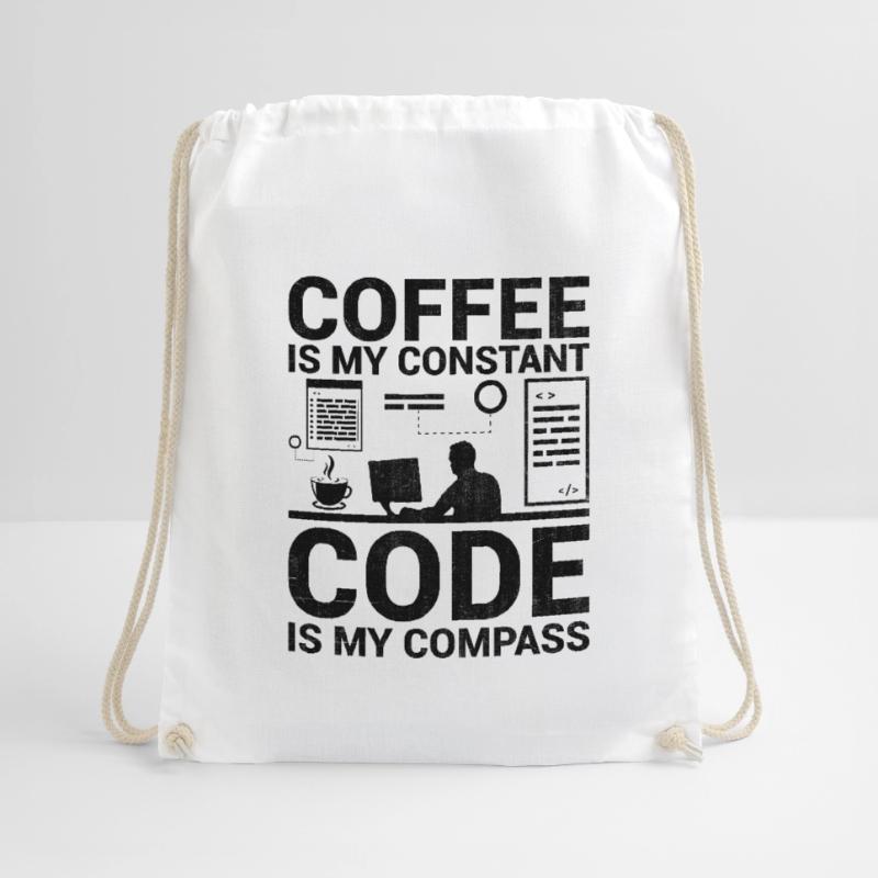 Café Codage Programmeur Codeur Développeur Nerd Coff Sac de sport léger