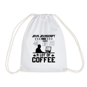 Kaffee-Codierung Programmierer Programmierer Entwickler Nerd Coff - Turnbeutel - Weiß - Vorne
