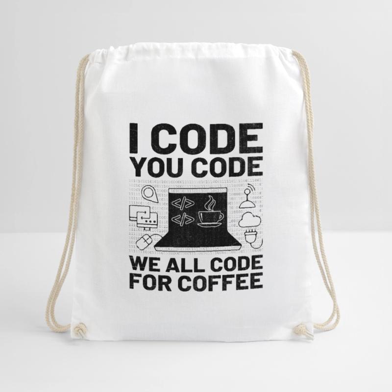 Kaffee-Codierung Programmierer Programmierer Entwickler Nerd Coff Turnbeutel