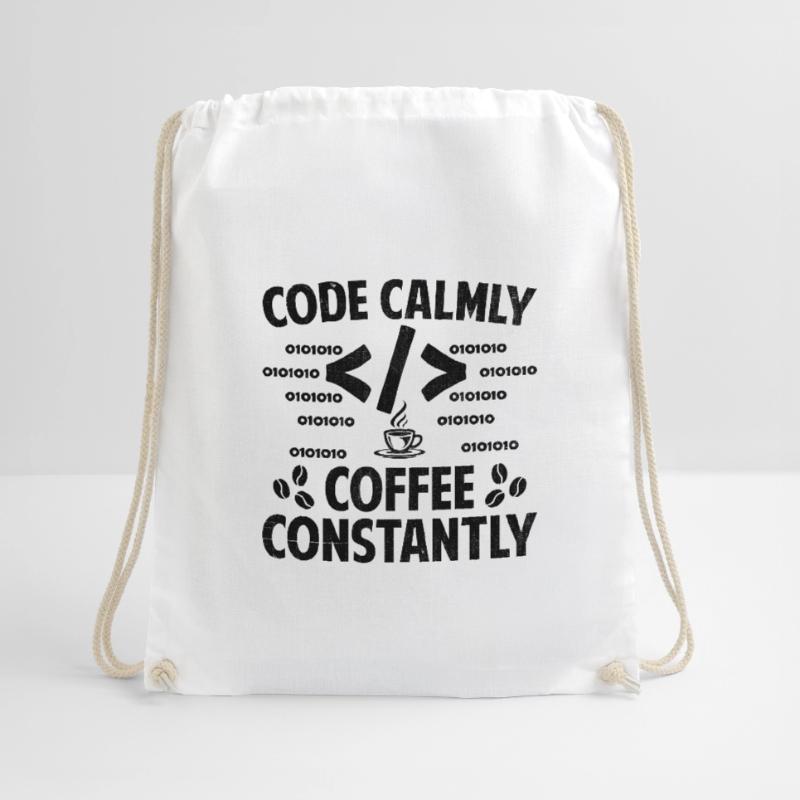 Kaffee-Codierung Programmierer Programmierer Entwickler Nerd Coff Turnbeutel