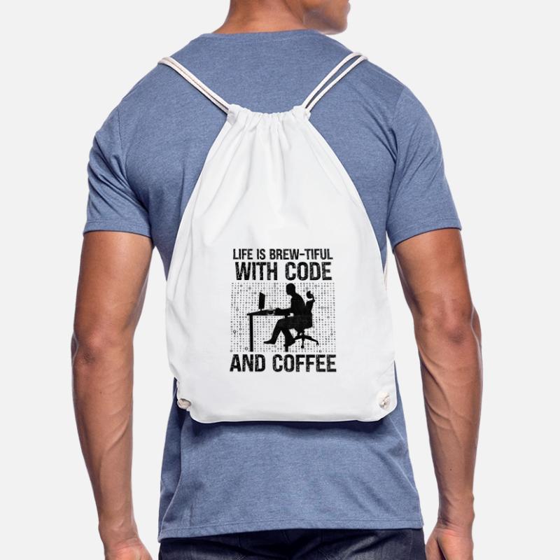 Kaffee-Codierung Programmierer Programmierer Entwickler Nerd Coff Turnbeutel