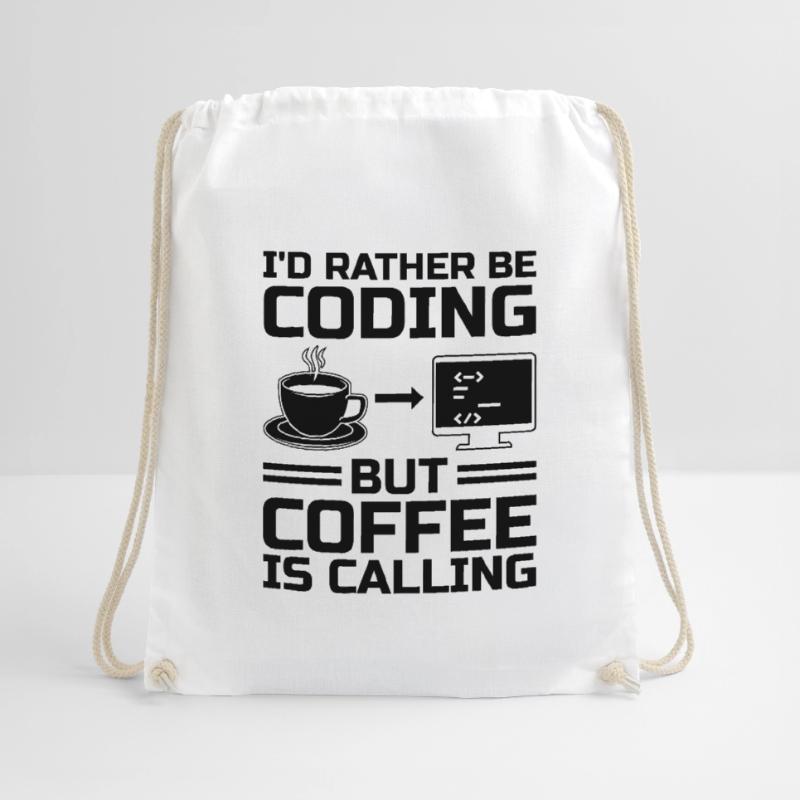 Kaffee-Codierung Programmierer Programmierer Entwickler Nerd Coff Turnbeutel