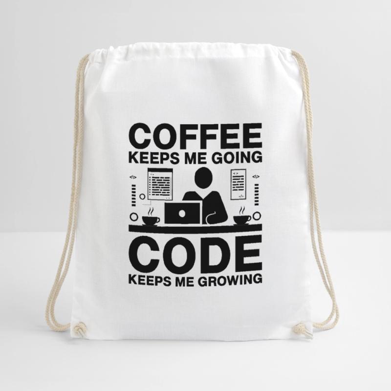 Kaffee-Codierung Programmierer Programmierer Entwickler Nerd Coff Turnbeutel