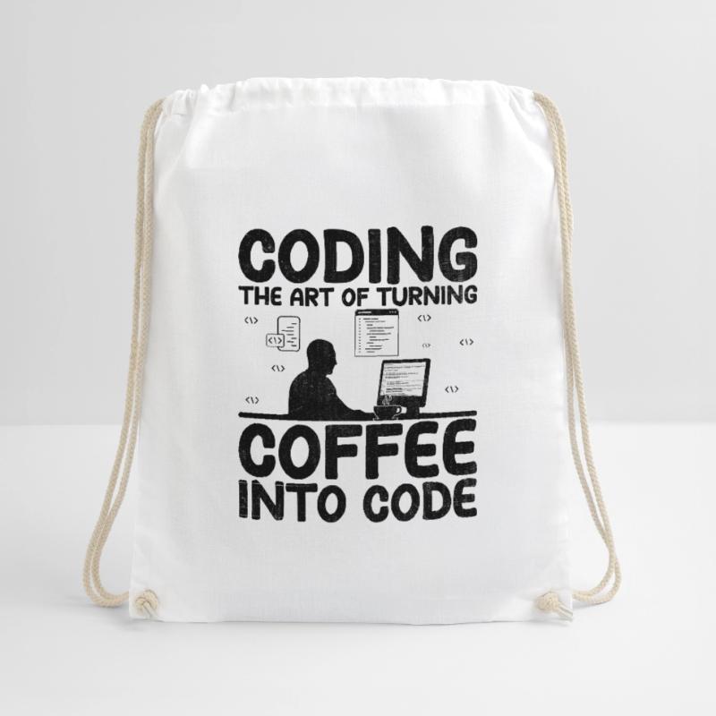 Kaffee-Codierung Programmierer Programmierer Entwickler Nerd Coff Turnbeutel