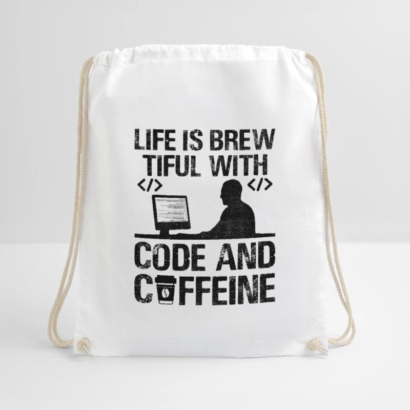 Kaffee-Codierung Programmierer Programmierer Entwickler Nerd Coff Turnbeutel