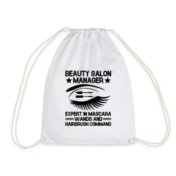 SPA Manager Job Wellness Funny SPA Management Sayi - Drawstring Bag - white - Front