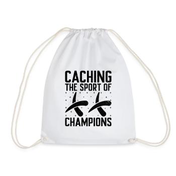 Géocaching Géocache Géocacher Funny Geocacher Sayi - Sac de sport léger - blanc - Devant