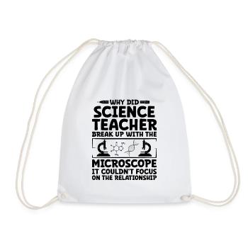 Professeur de sciences Professeur d’école Biologie Chimie P - Sac de sport léger - blanc - Devant