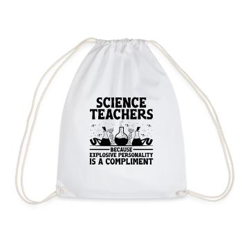 Professeur de sciences Professeur d’école Biologie Chimie P - Sac de sport léger - blanc - Devant