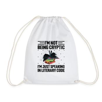 Literature Teacher School Teacher Funny Teachers S - Drawstring Bag - white - Front