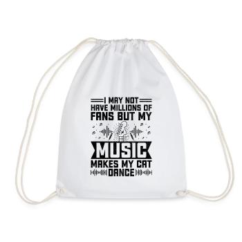 Musicien Auteur-compositeur Chanteur Musicien Musique Musique Pr - Sac de sport léger - blanc - Devant