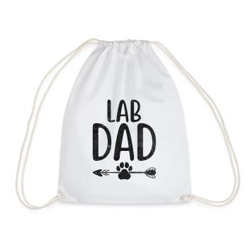 Lab Dad Labrador Retriever Labradors Dog Retriever - Sac de sport léger - blanc - Devant