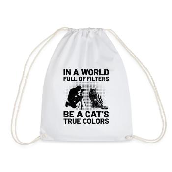 Chat Photographes Chat Amoureux Des Chats Photo - Sac de sport léger - blanc - Devant