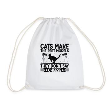 Chat Photographes Chat Amoureux Des Chats Photo - Sac de sport léger - blanc - Devant