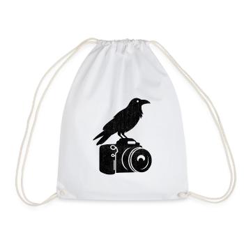 Bird Photography Birds Birdwatching Birdwatcher - Drawstring Bag - white - Front