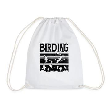 Birding Birding Birdwatch Birdbird Bird Bird - Sac de sport léger - blanc - Devant