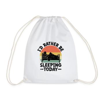 Je préférerais dormir aujourd’hui - Sac de sport léger - blanc - Devant