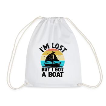 Je suis perdu mais j’ai un bateau Pédalo - Sac de sport léger - blanc - Devant