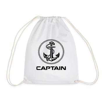 Captain - Turnbeutel - Weiß - Vorne