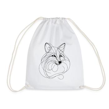 Renard de ligne - Sac de sport léger - blanc - Devant