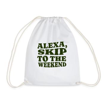Alexa, Passez au week-end - Sac de sport léger - blanc - Devant