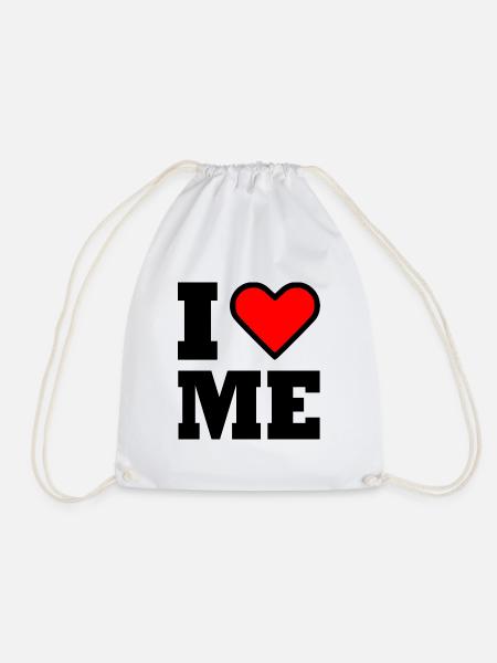 I love me - Turnbeutel - Weiß
