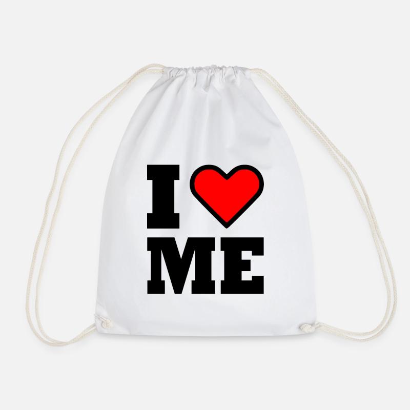 I love me - Turnbeutel - Weiß