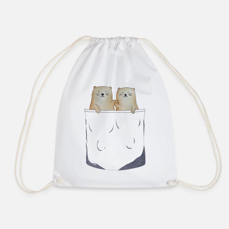 Best pocket buddies - Turnbeutel - Weiß