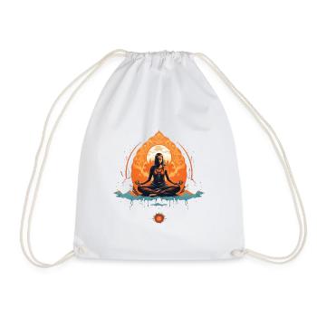 Yoga Paix Intérieure - Sac de sport léger - blanc - Devant