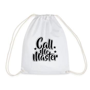 Master's Degree Graduation Graduation University - Drawstring Bag - white - Front