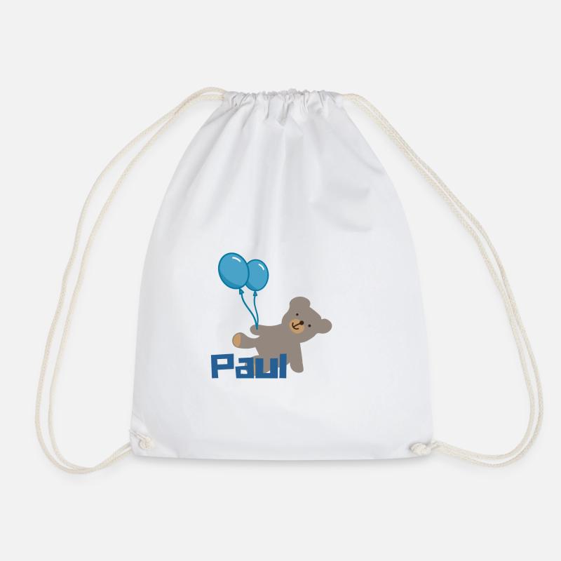 PaulTeddy - Turnbeutel - Weiß