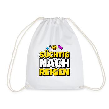 Reigen Tanz lustig Geschenk - Turnbeutel - Weiß - Vorne