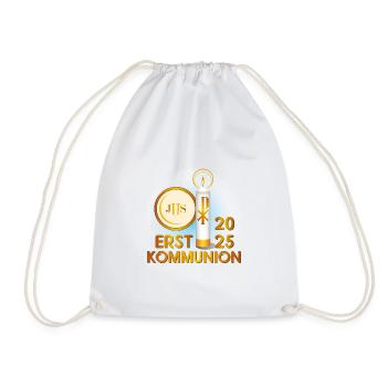 First Communion 2025 - Drawstring Bag - white - Front
