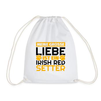 Irish Red Setter Geschenke lustig - Turnbeutel - Weiß - Vorne