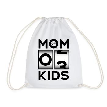 MAMAN DE 3 ENFANTS MAMAN TROISIÈME ENFANT - Sac de sport léger - blanc - Devant