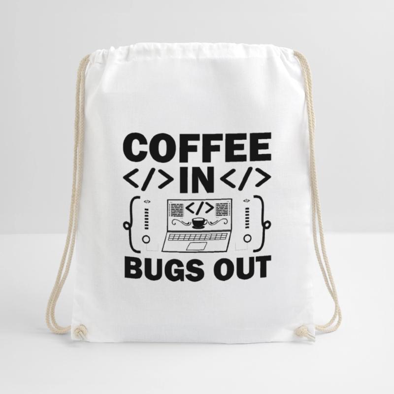 Café Codage Programmeur Codeur Développeur Nerd Coff Sac de sport léger