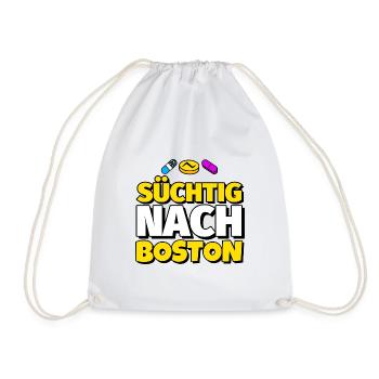 Boston Tanz lustig Geschenk - Turnbeutel - Weiß - Vorne
