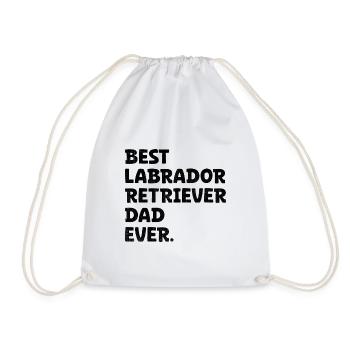 Bester Labrador Retriever Papa aller Zeiten Laborhund - Turnbeutel - Weiß - Vorne