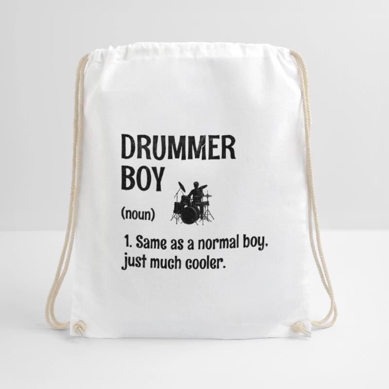 Drummer Boy Same As A Normal Boy Juste Beaucoup Plus Cool Sac de sport léger