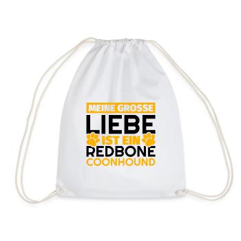 Redbone Coonhound Geschenke lustig - Turnbeutel - Weiß - Vorne
