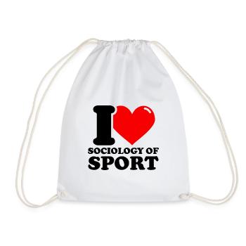 J’adore la sociologie du sport - Sac de sport léger - blanc - Devant