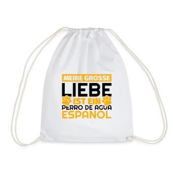 Perro de Agua Espanol Geschenke lustig - Turnbeutel - Weiß - Vorne
