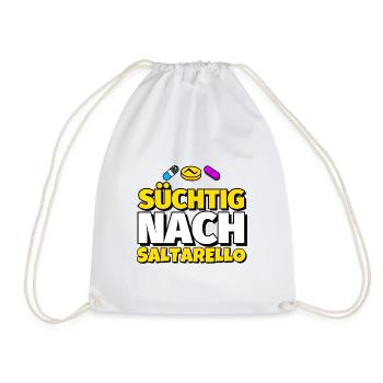 Saltarello Tanz lustig Geschenk - Turnbeutel - Weiß - Vorne