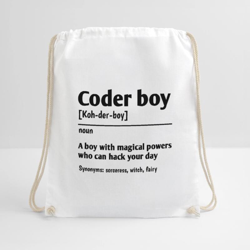 Coder Boy Definition Noun Software Developer Progr Turnbeutel