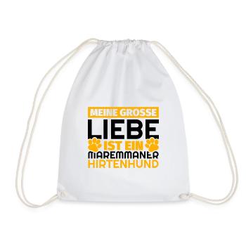 Maremmaner Hirtenhund Geschenke lustig - Turnbeutel - Weiß - Vorne
