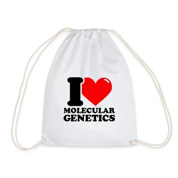 J’adore la génétique moléculaire - Sac de sport léger - blanc - Devant