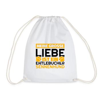 Entlebucher Sennenhund Geschenke lustig - Turnbeutel - Weiß - Vorne