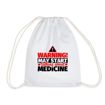 Médecine dicton drôle - Sac de sport léger - blanc - Devant