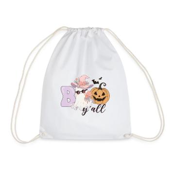Halloween Boo y all - Sac de sport léger - blanc - Devant