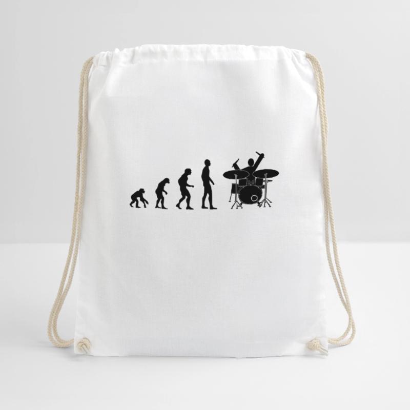drummer evolution Drawstring Bag